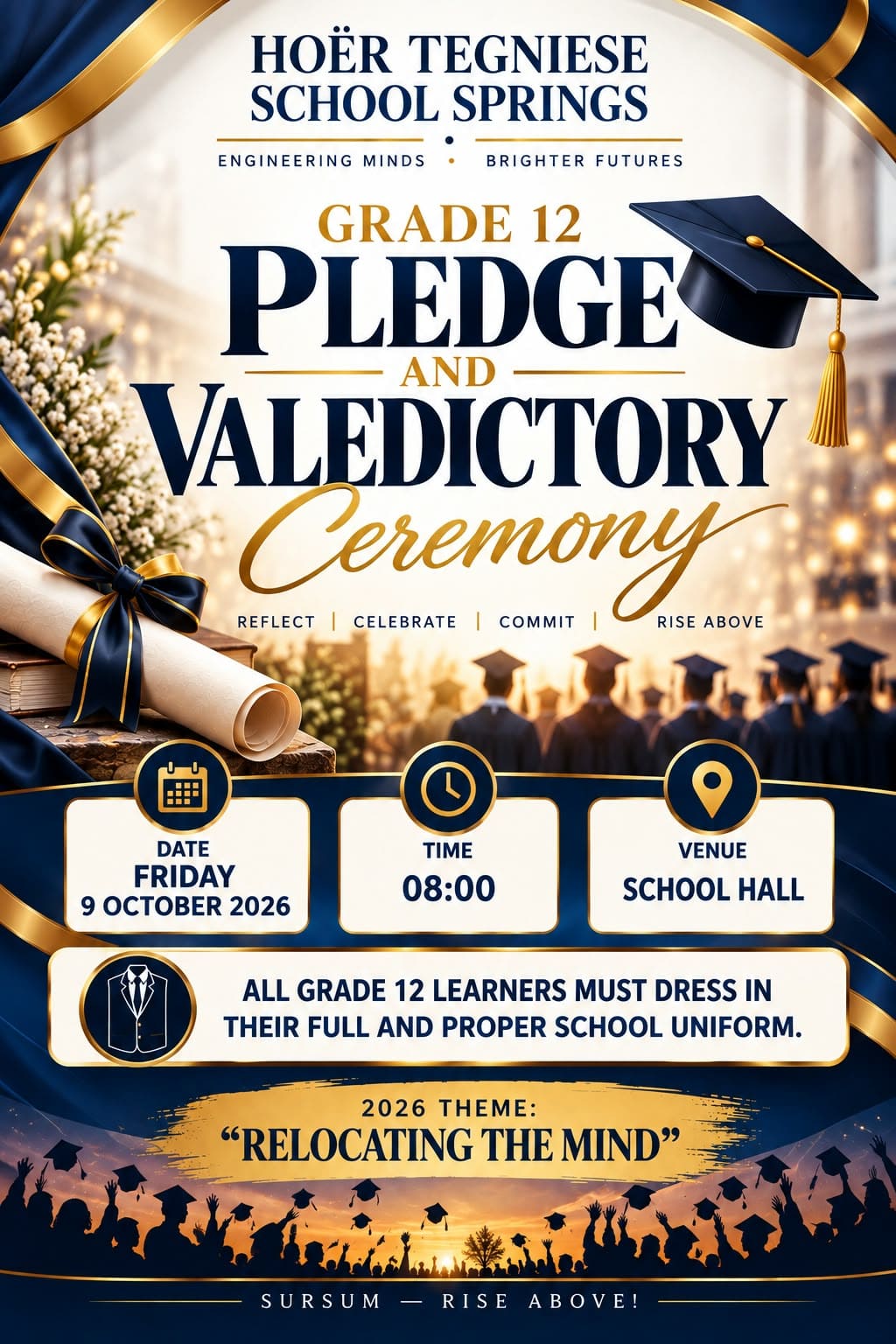 Pledge and Valedictory